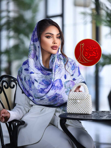 شال پلیسه برشکا طرح گل