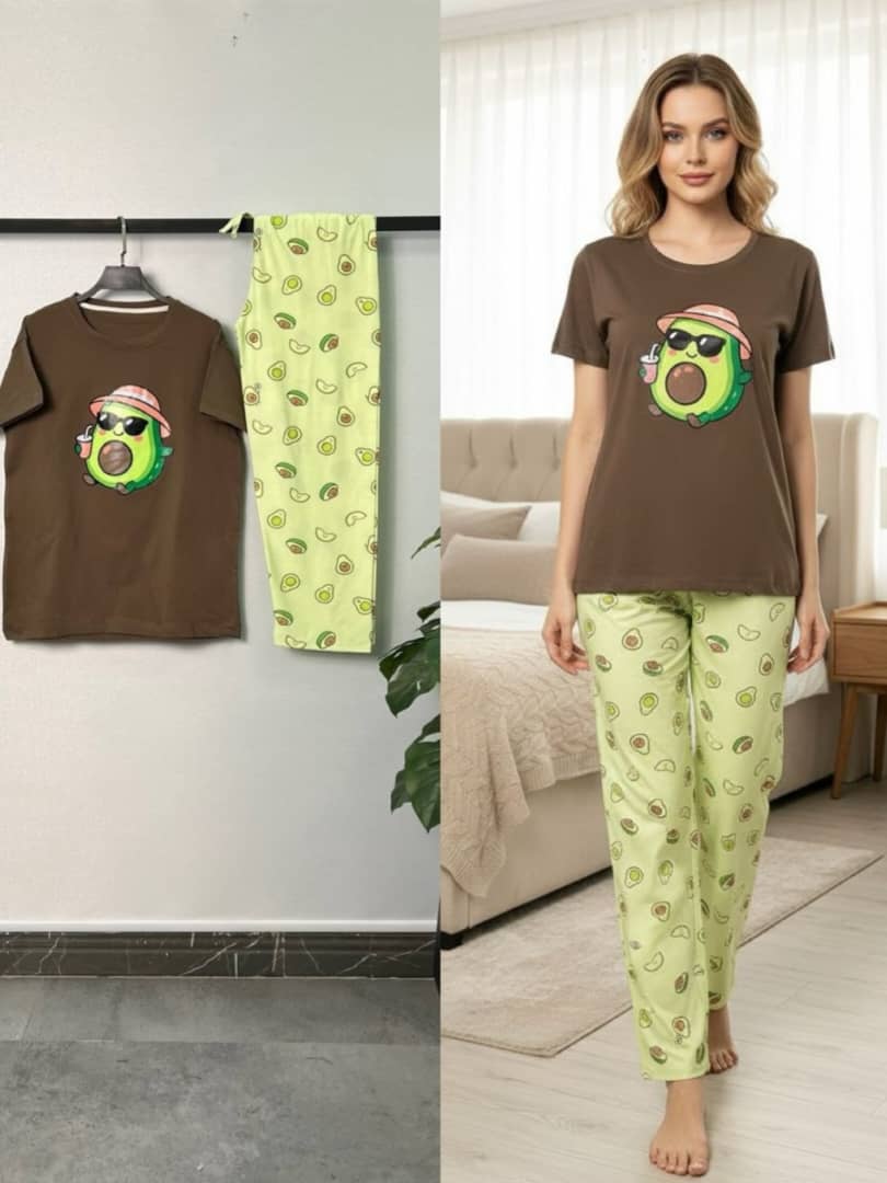 تیشرت شلوار زنانه و دخترانه  نخ پنبه سوپر و شلوار پنبه لاکرا  فری سایز ۳۸تا ۴۶ گاها ۴۸